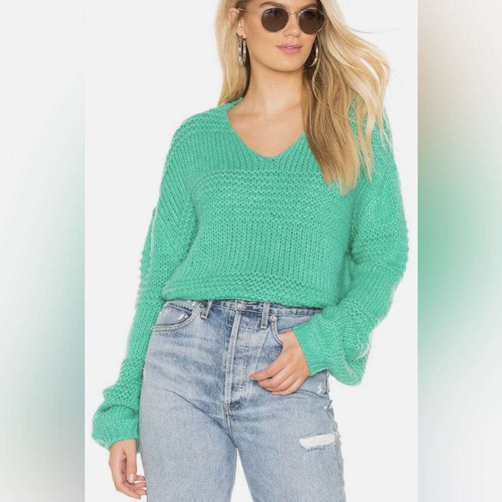 Simple Light Green Sweater